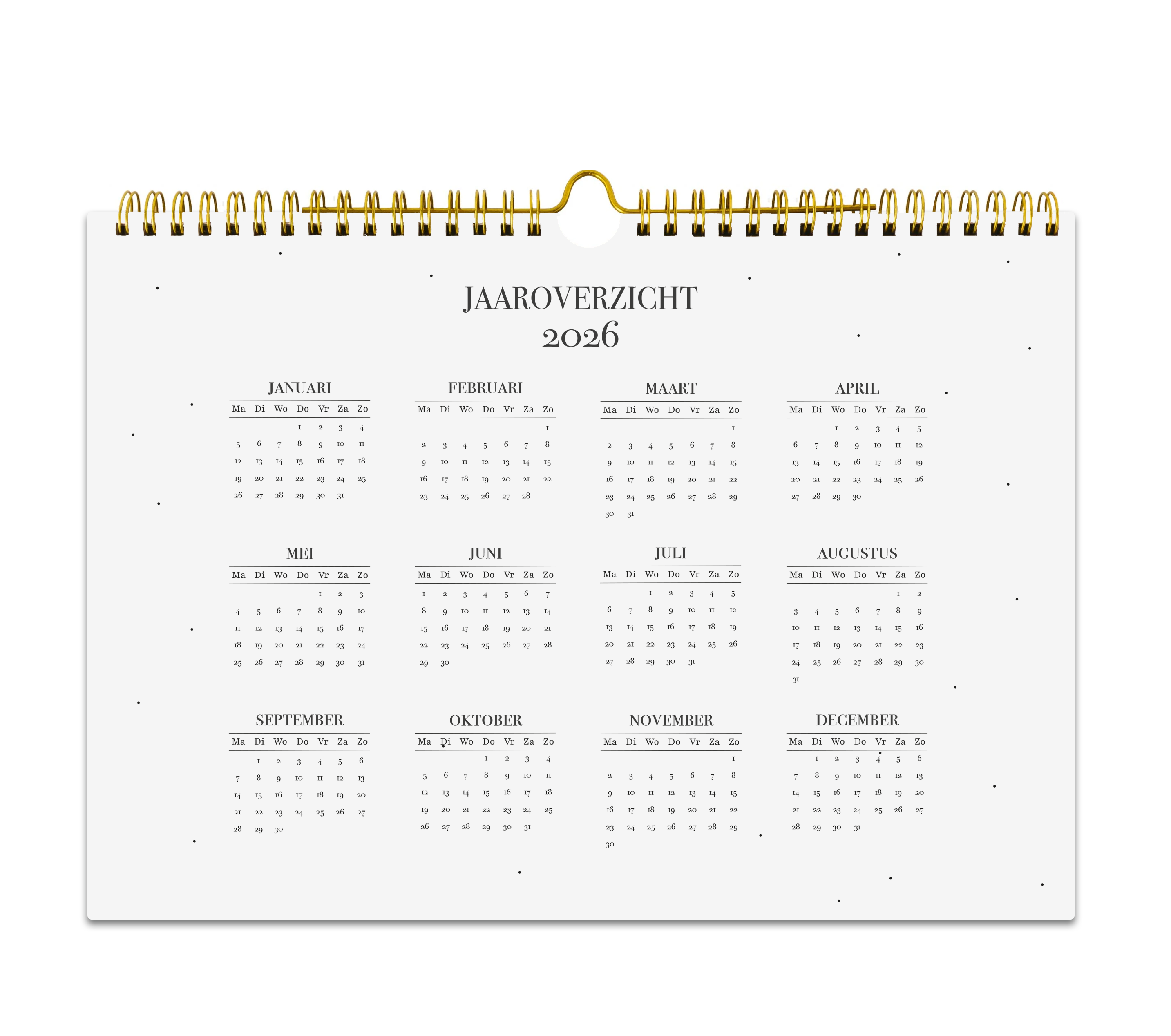Familyplanner 2026 | Per 6 stuks