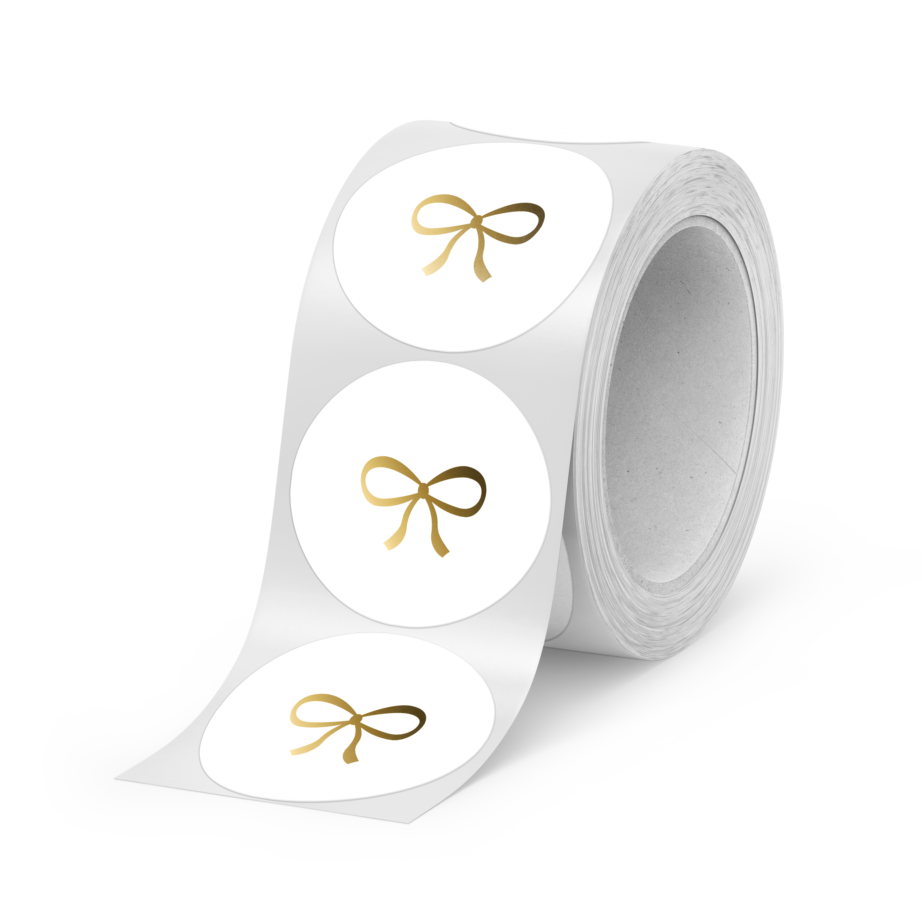 D O O S || Stickers | 500 stuks | Strik Wit & Goud