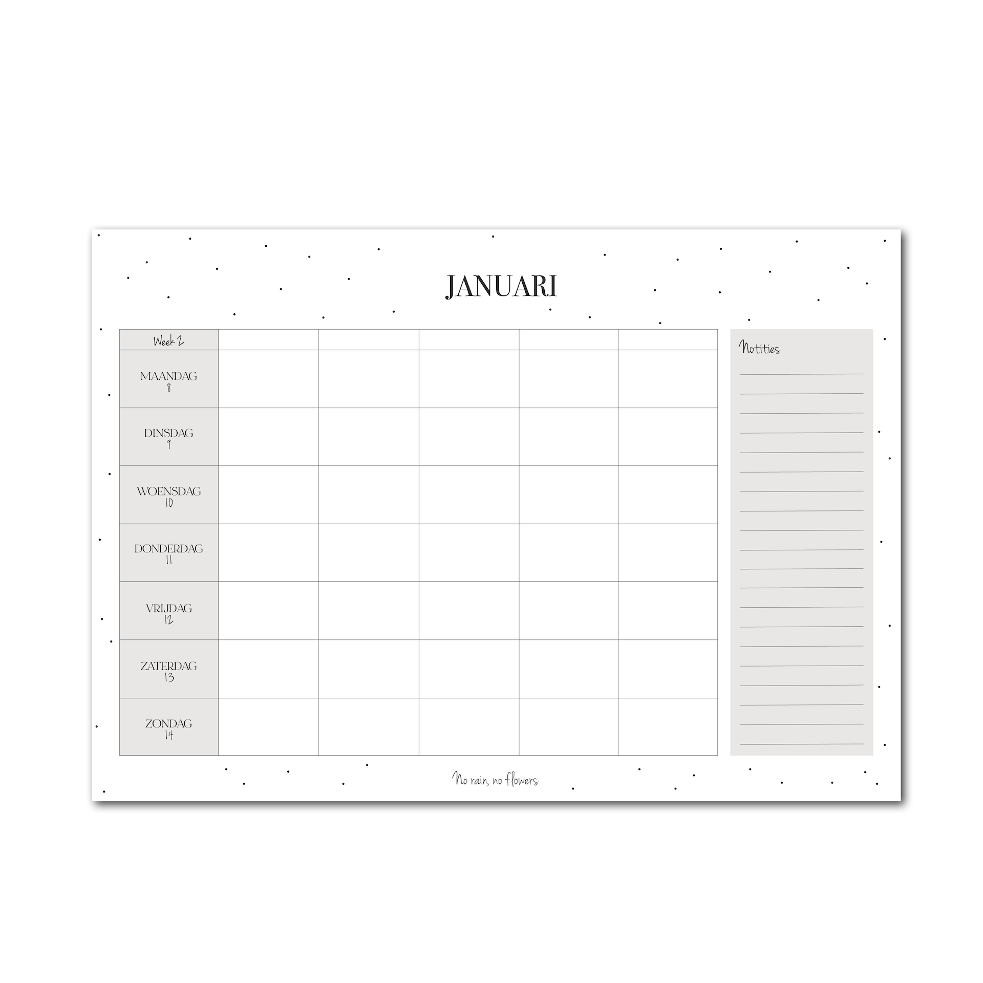 Familieplanner 2024 | Per 3 stuks