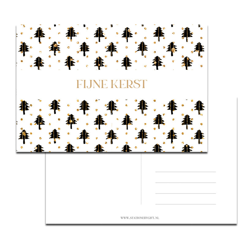 Kaart | Fijne Kerst per 6 stuks