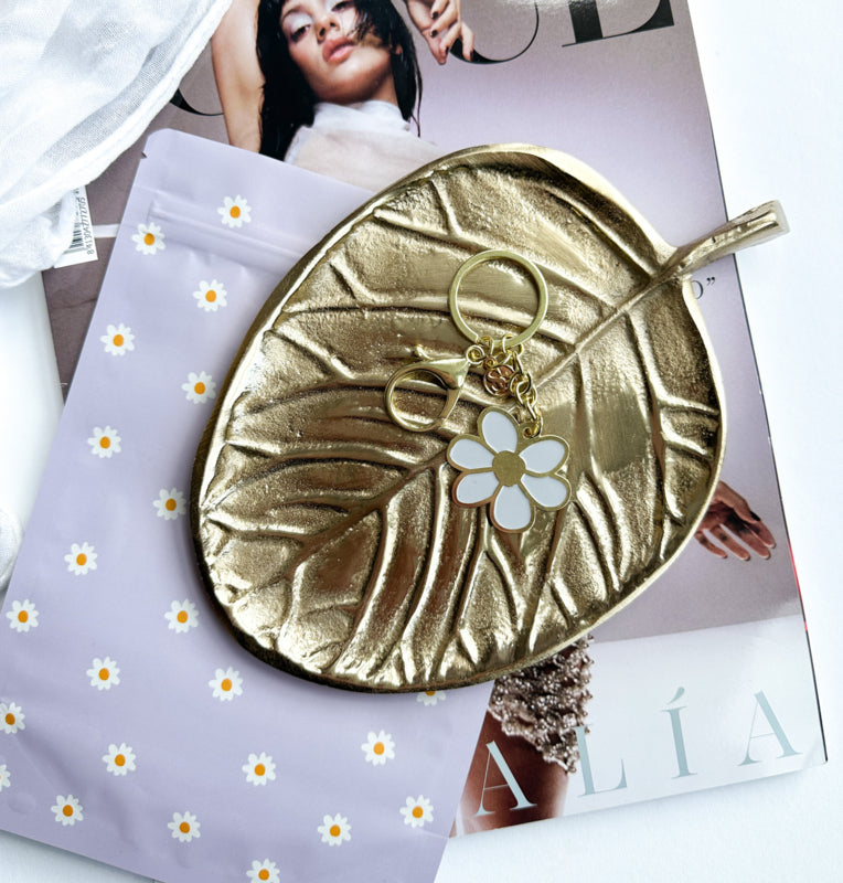 Sleutelhanger | DAISY Lila per 6 stuks