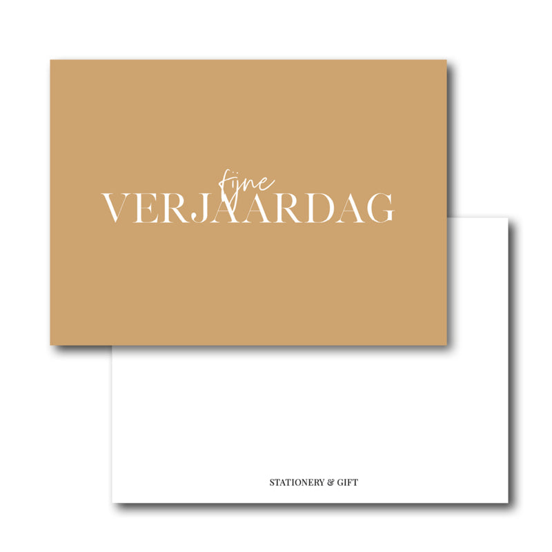 Mini Kaart | Fijne Verjaardag per 6 stuks