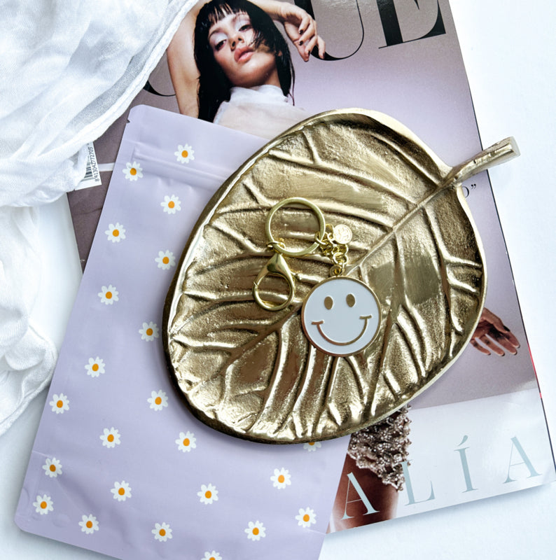 Sleutelhanger | Smile | Lila per 6 stuks