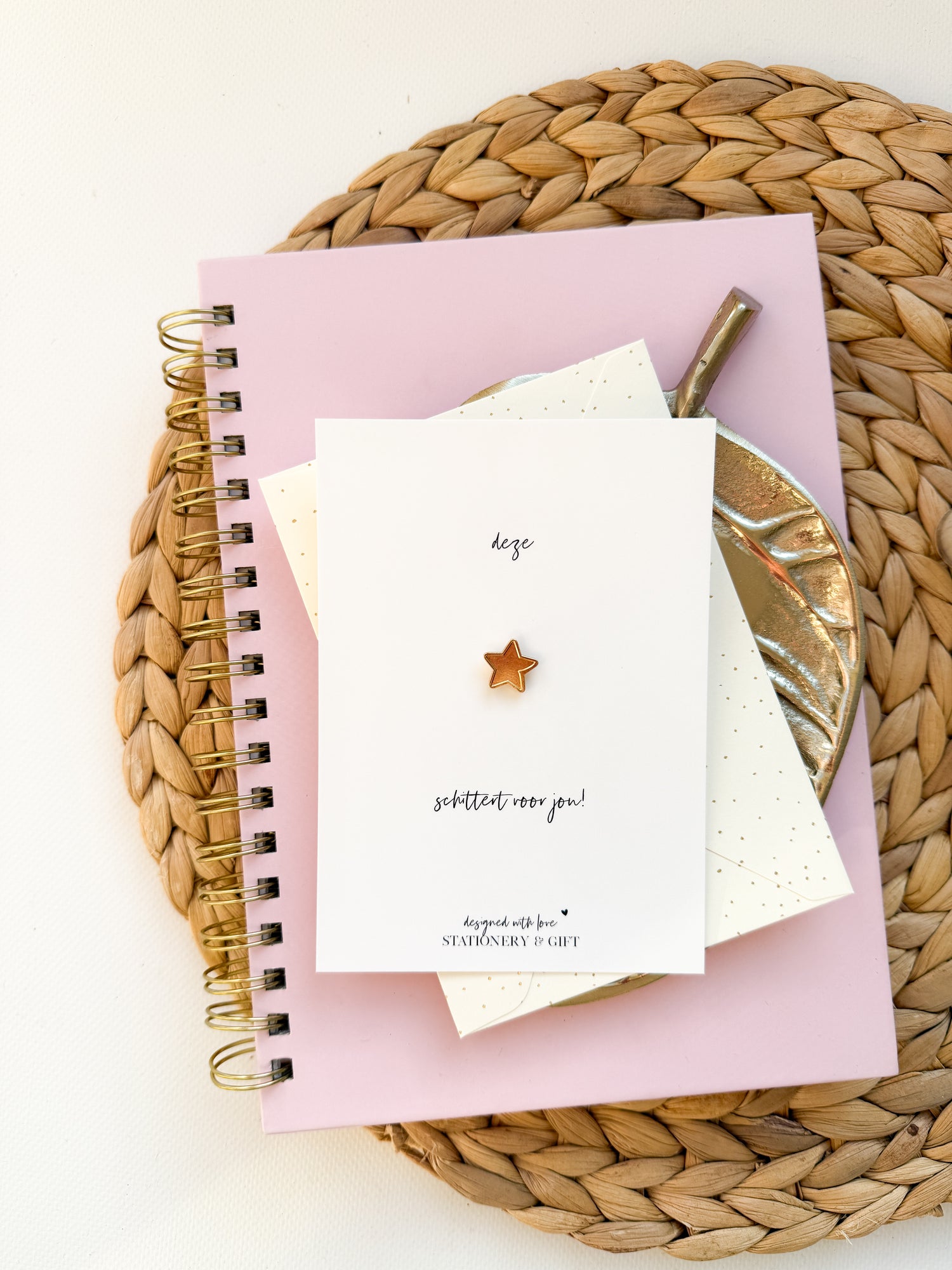 Single Card | This Star Shines for You | with Star Pin &amp;amp; Envelope per 6 pieces