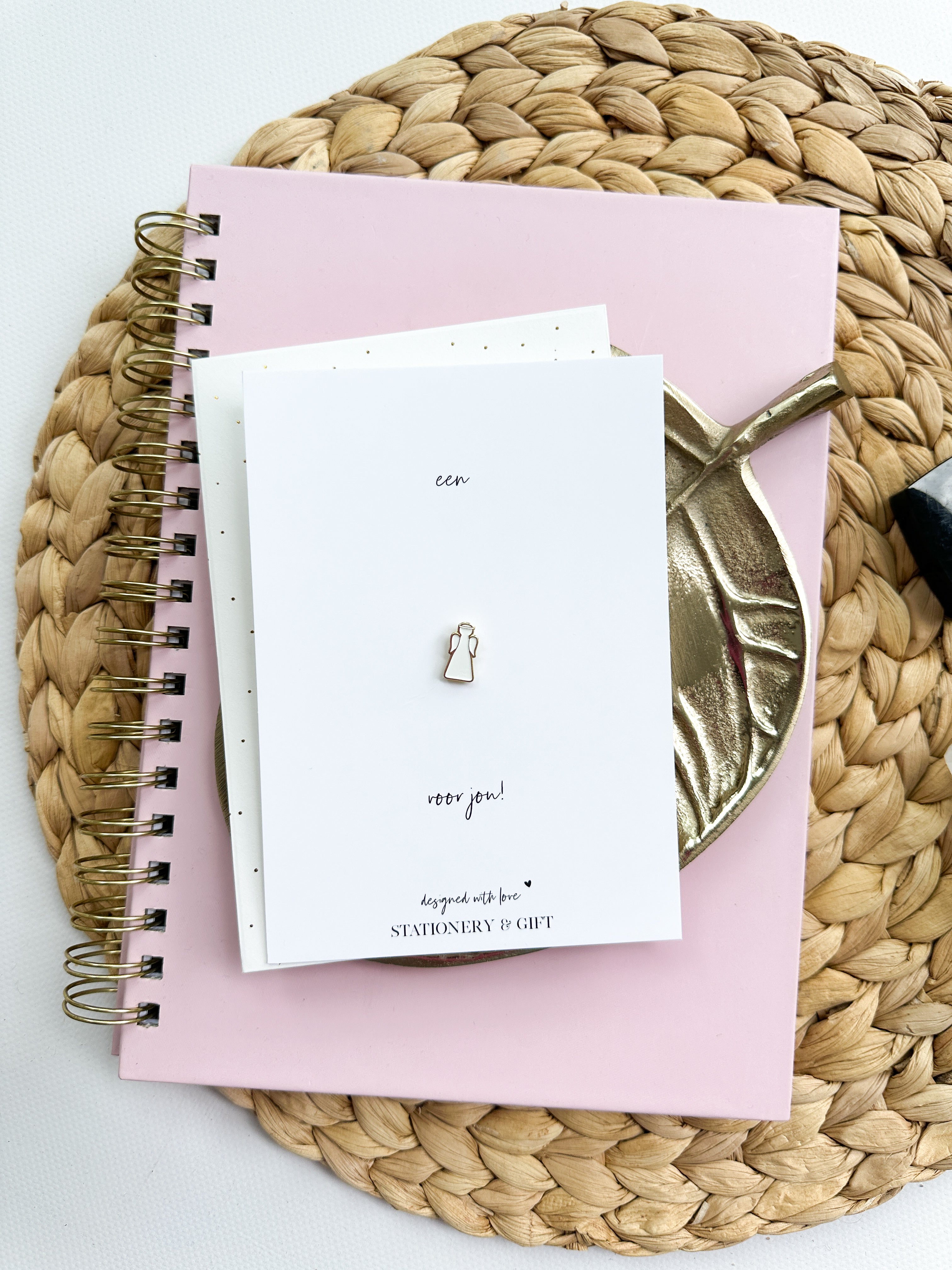 Pin | A SMILE for your birthday! | Gold (with envelope!) per 6 pieces