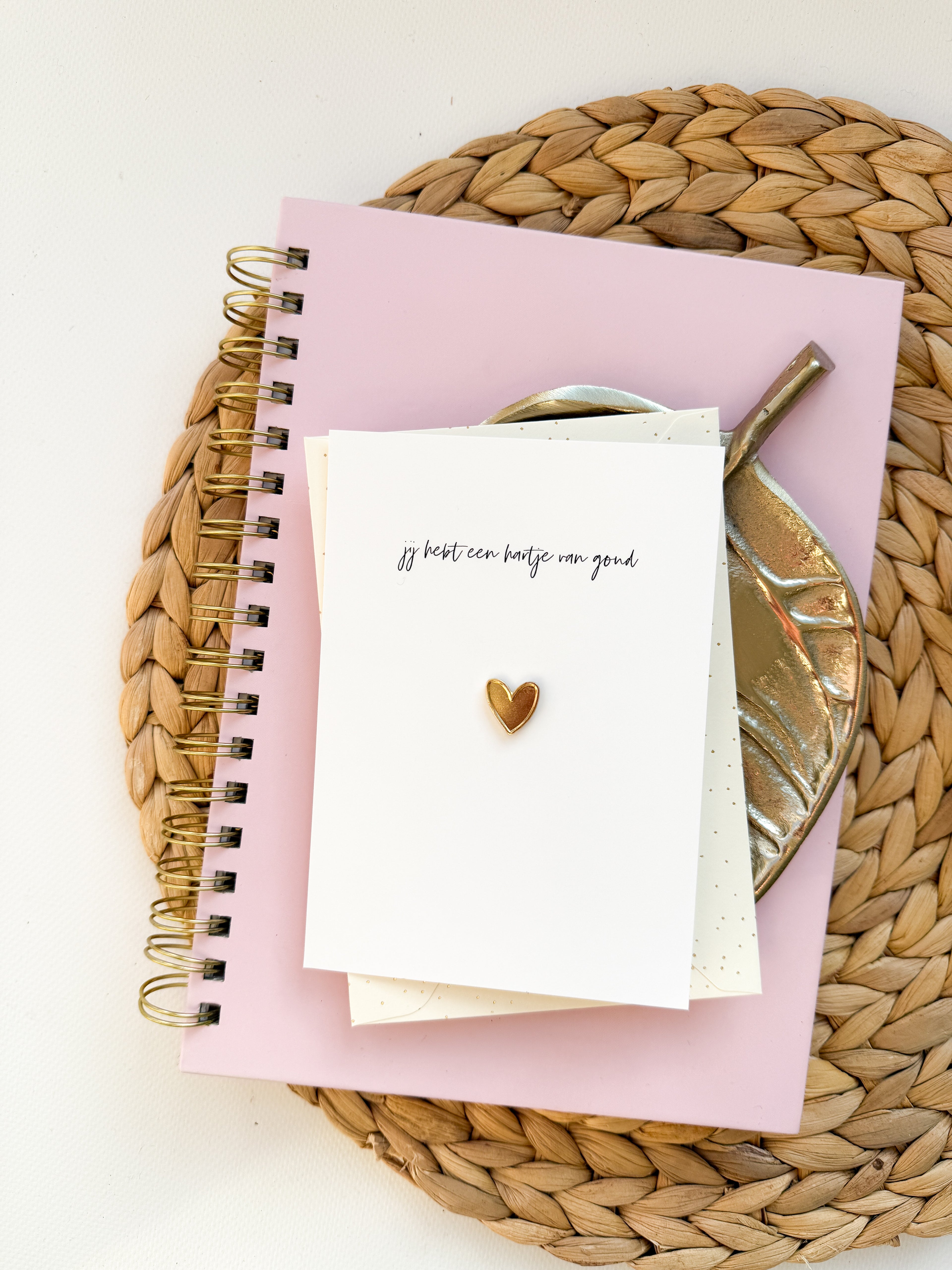 Pin | A SMILE for your birthday! | Gold (with envelope!) per 6 pieces