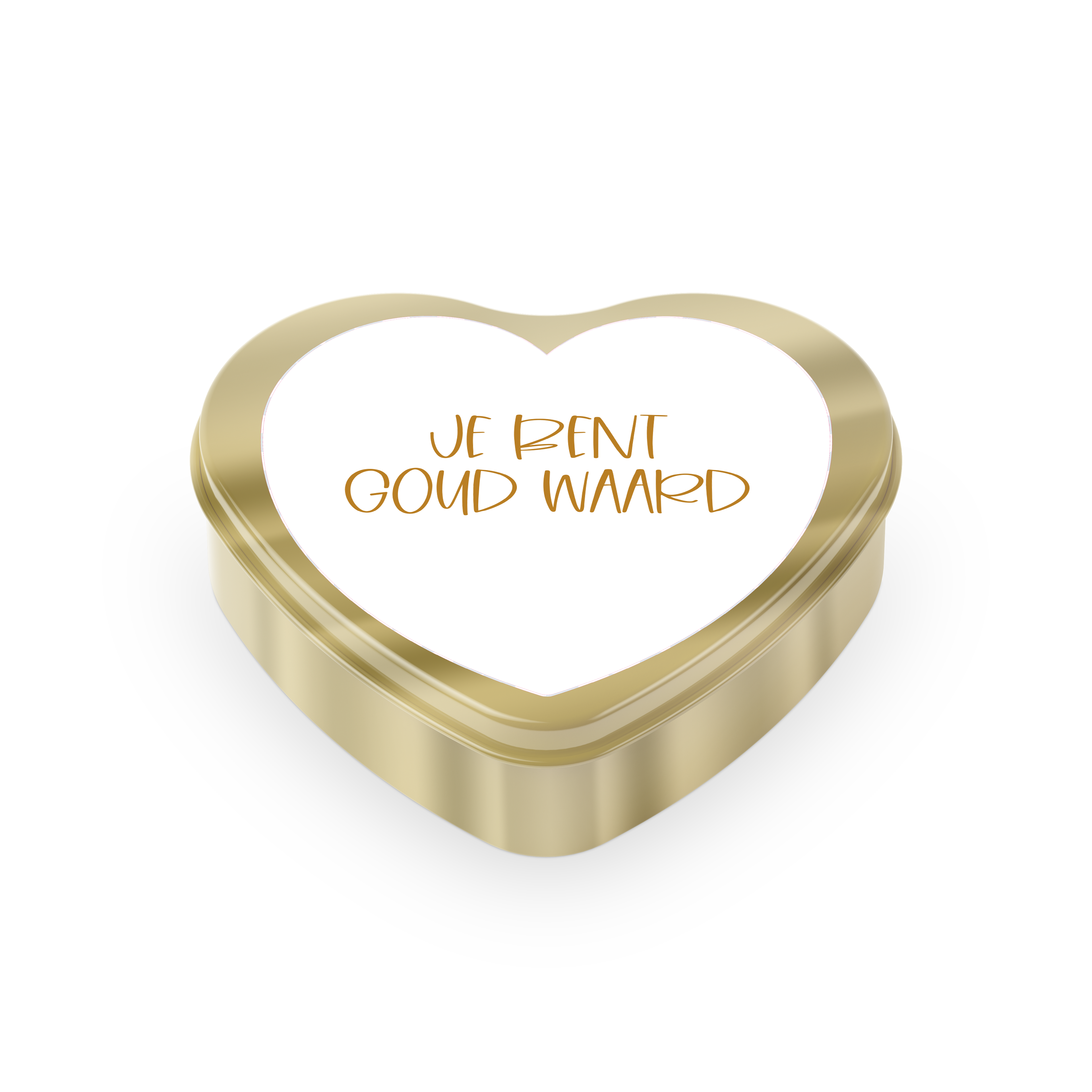 Gouden Hart | Je bent goud waard | per 6 stuks