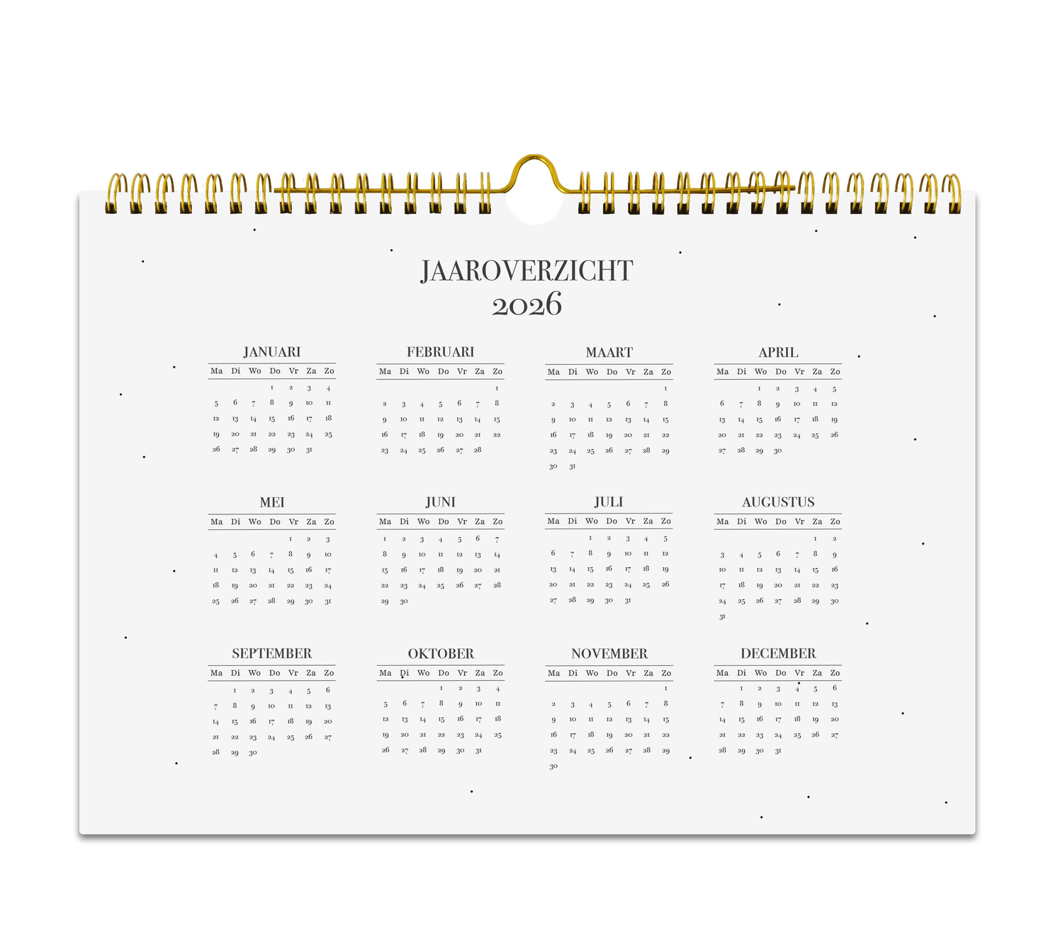Familyplanner 2026 | Per 6 stuks