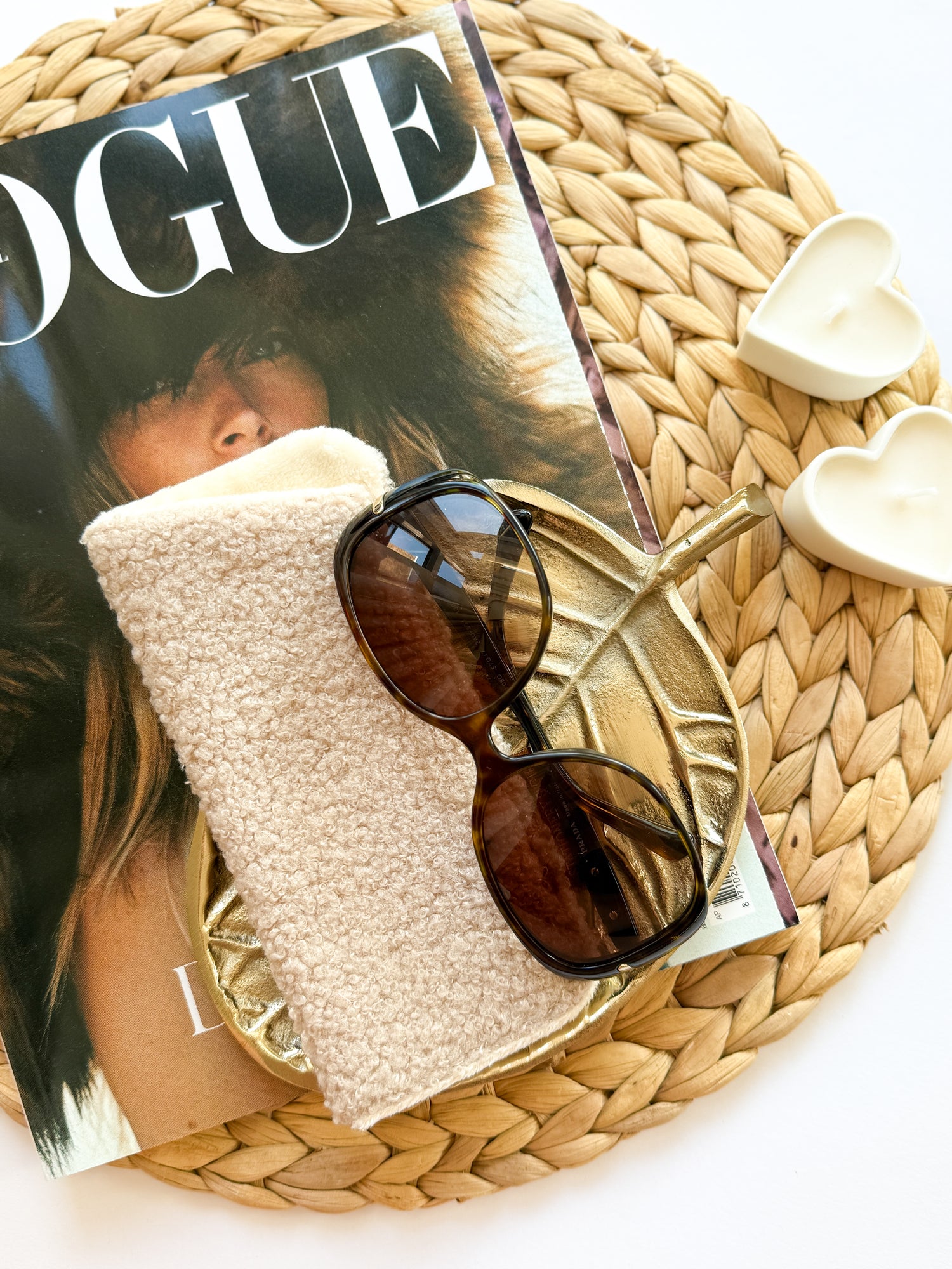 Brillenhoesje | Teddy Beige | per 6 stuks