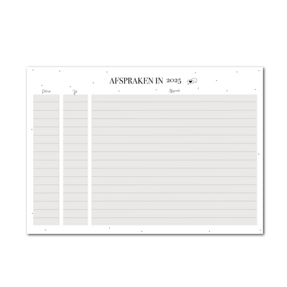 Familieplanner 2024 | Per 3 stuks