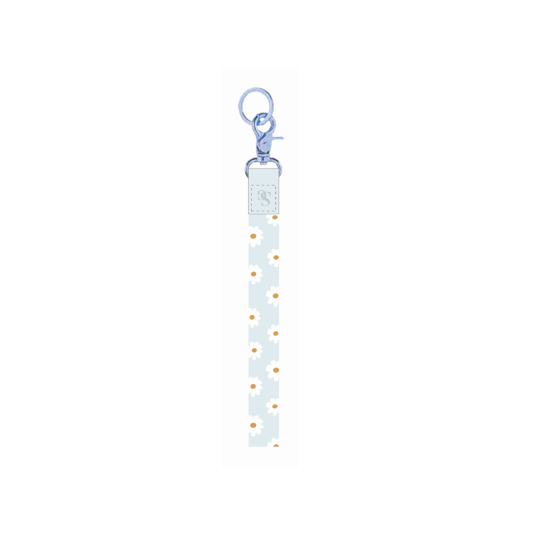 Keycords | IJS Blauw Daisy | per 6 stuks