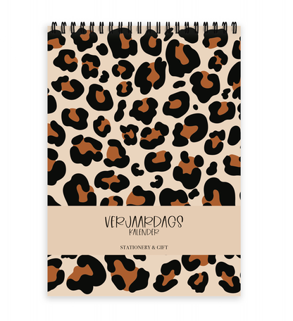 Birthday calendar | Leopard | Nature collection per 6 pieces