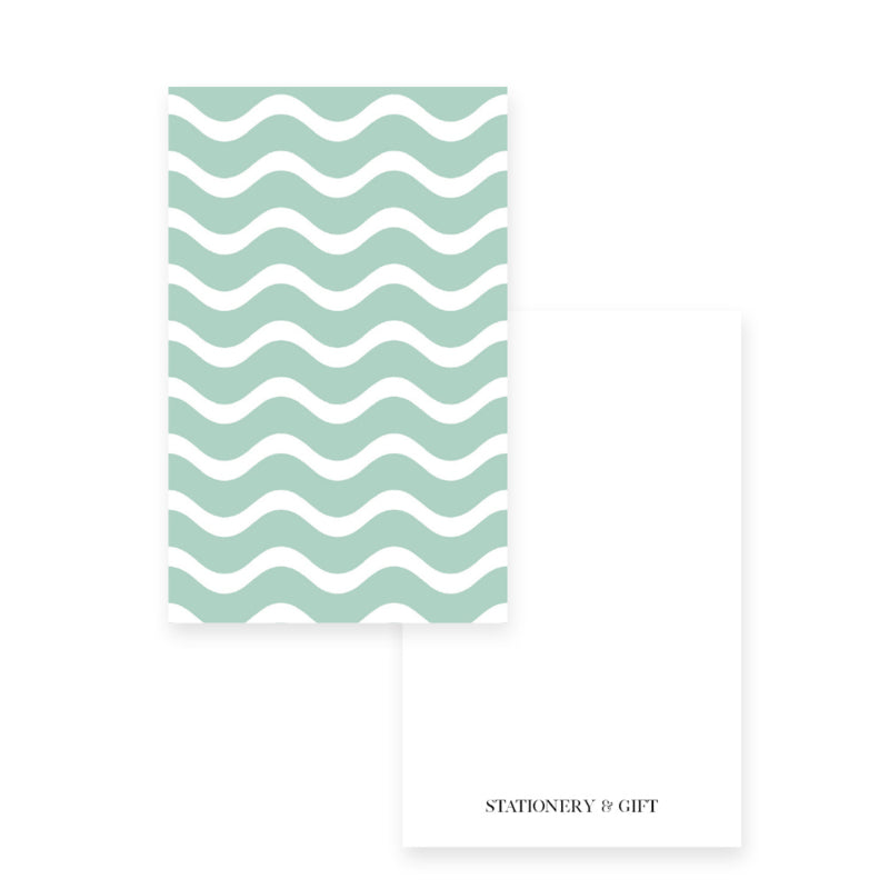Minikaart | Minty Waves per 6 stuks