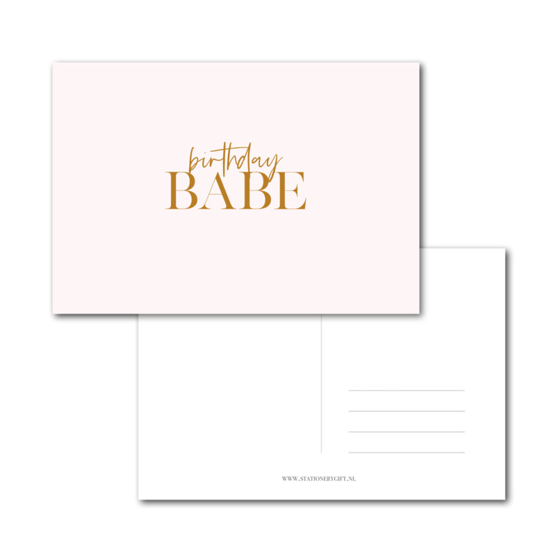 Box 21 | Card | Birthday BABE per 6 pieces